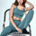 High Waist Legging - Atlantic Green